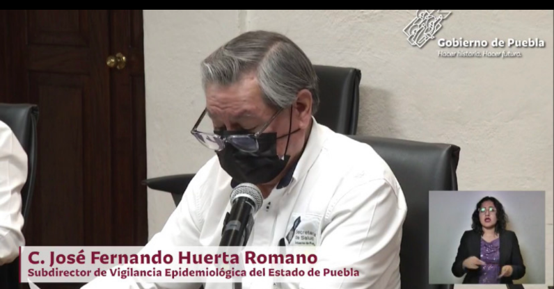Decesos por Coronavirus en Puebla se incrementan a 167 con la confirmación de 26 casos nuevos: Huerta Romano