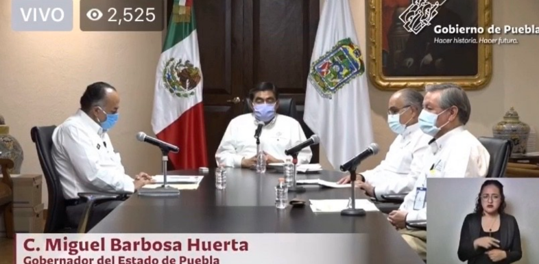 Gobierno de Puebla aplicará el Hoy No Circula para disminuir los casos de covid-19: Barbosa