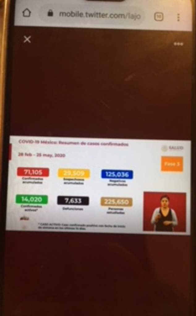 Parte de Guerra lunes 25: México acumula 7 mil 633 decesos por covid-19 