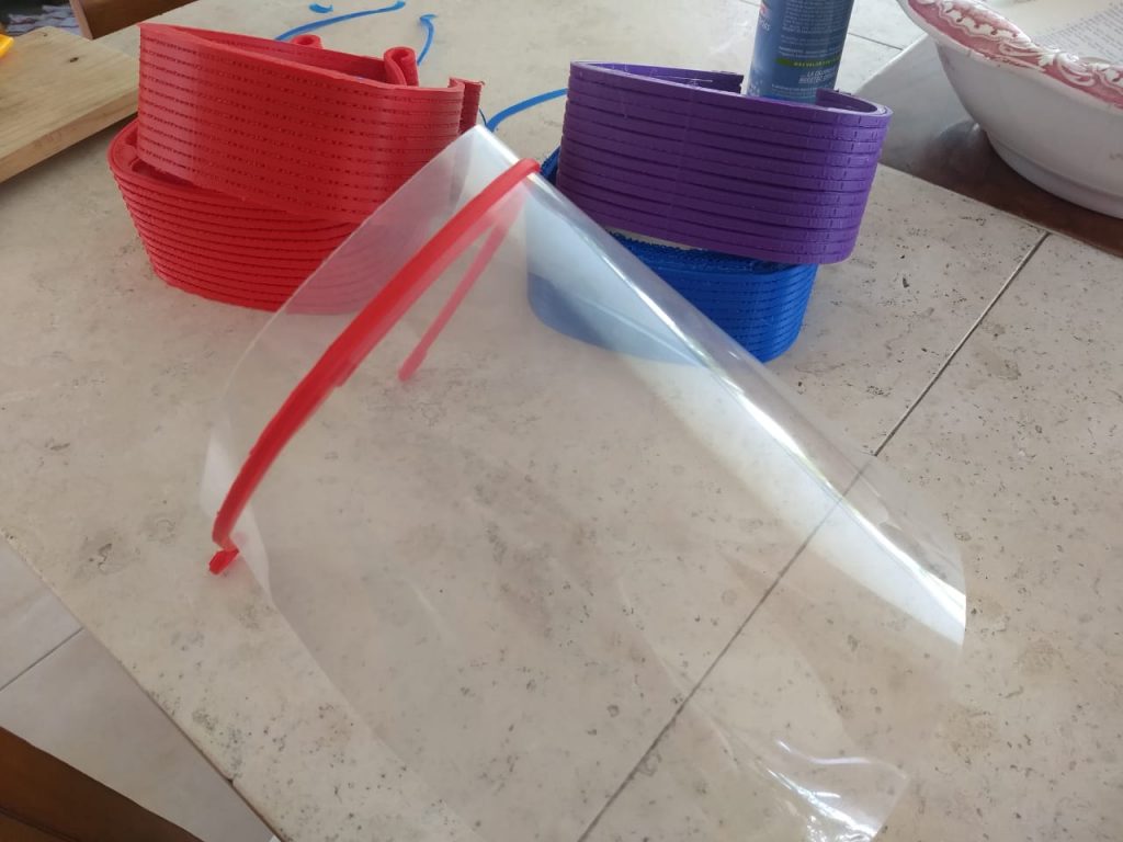 Se unen en el Tec de Monterrey campus Puebla a producción y donación de caretas para personal médico