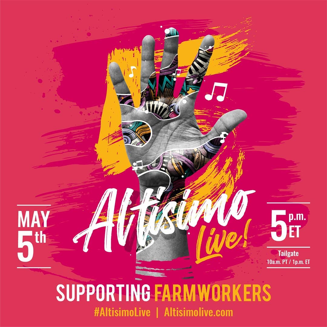 Artistas latinos apoyan a trabajadores agrícolas en Altísimo Live