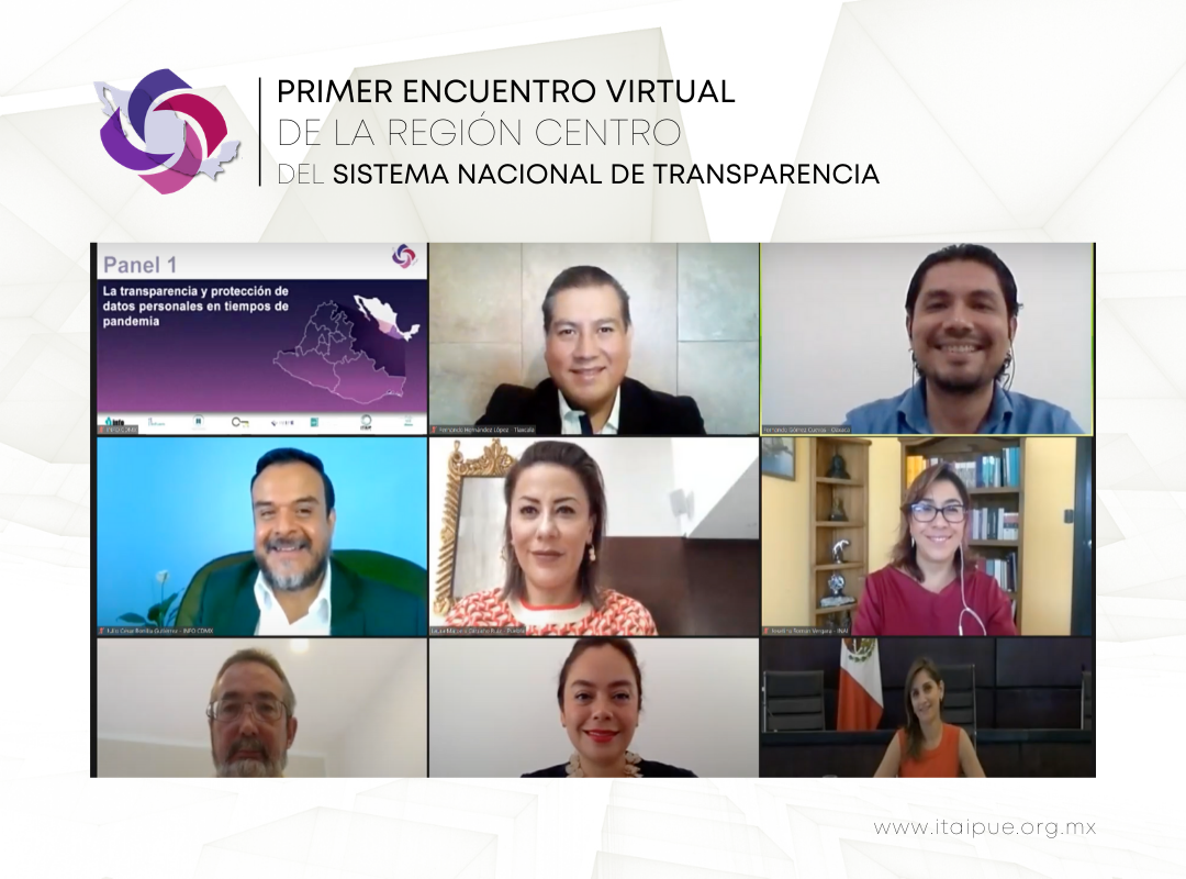 Participa ITAIPUE en Primer Encuentro Virtual de la Región Centro del Sistema Nacional De Transparencia