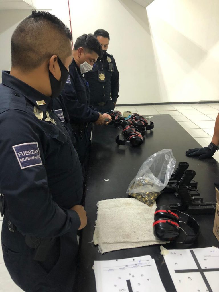 Desde San Andrés Cholula: Mantiene SSPTM capacitación permanente de sus elementos para correcto desempeño de la función policial.