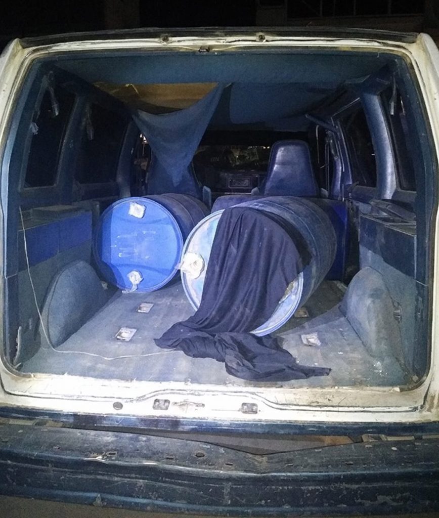 Desde Tlaxcala: Grupo Anti-asalto de la SSC asegura a dos personas por la portación ilegal de combustible en Tlaxco