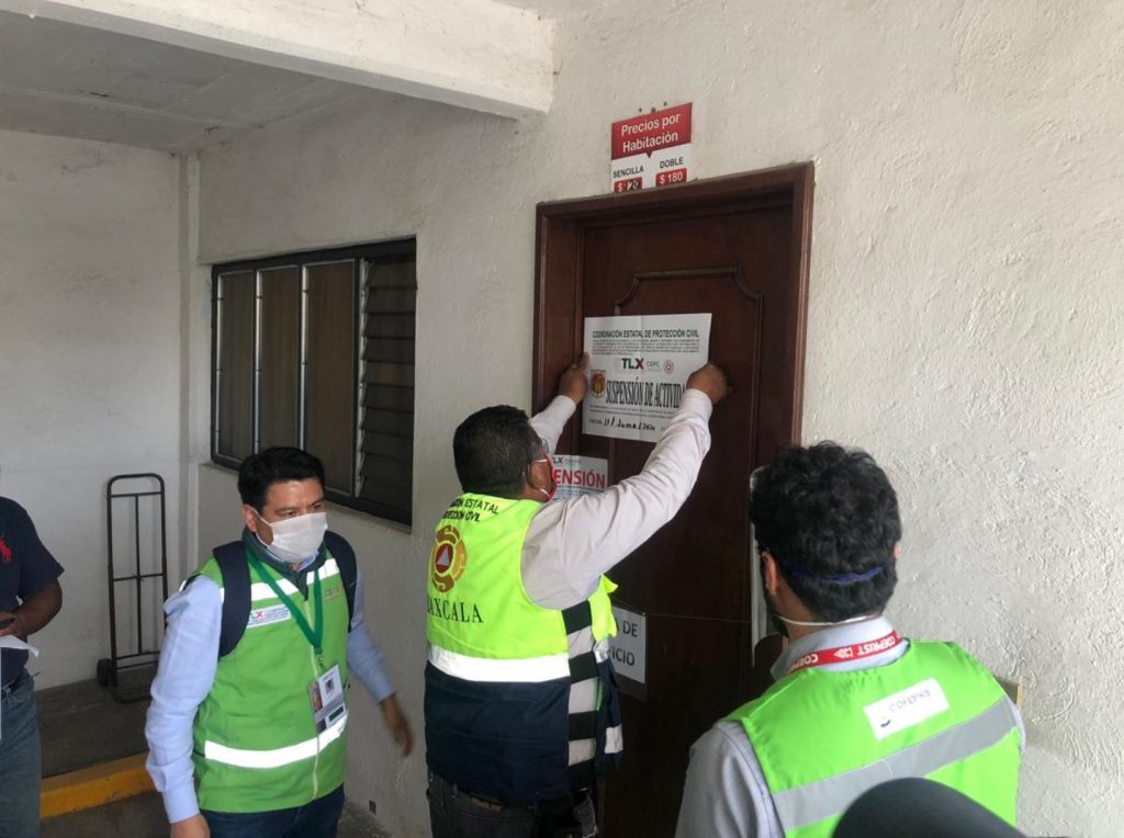 Desde Tlaxcala: Clausura CEPC tres hoteles en Calpulalpan por carecer de documentación para operar.