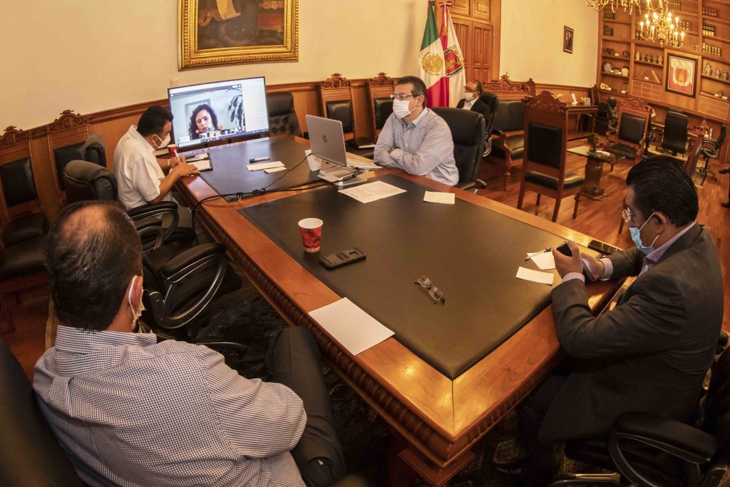 Marco Mena, CONAGO y funcionarios federales revisan semáforo epidemiológico de COVID-19.