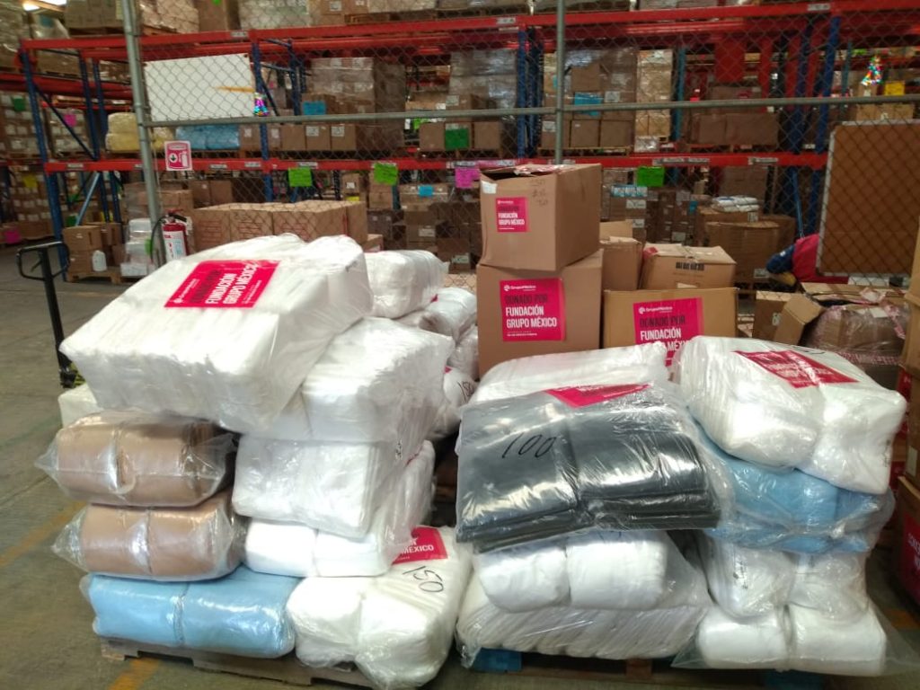 Recibe SESA donación de más de 46 mil insumos médicos de la empresa FERROMEX.