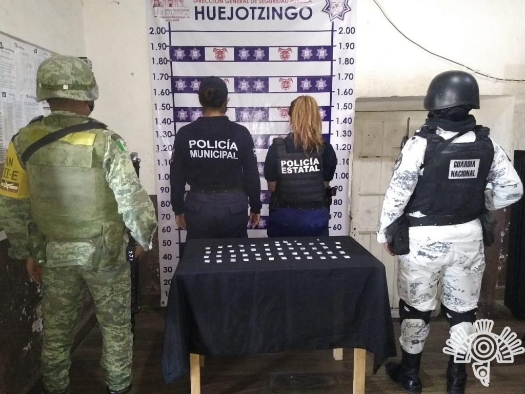 Detiene SSP al “Perusy”,  presunto narcomenudista de Huejotzingo