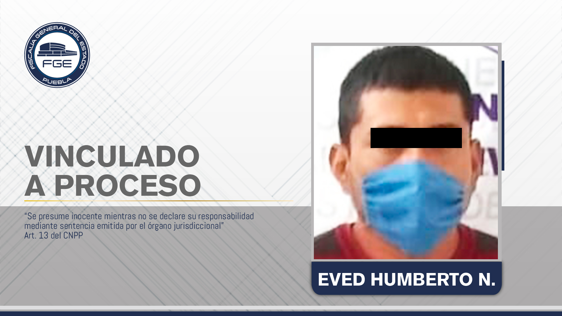 Vinculado a proceso presunto homicida de Zacatlán