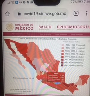 Parte de Guerra México 8 de junio: Ya son 14 mil 53 muertos y 120 mil casos de Coronavirus