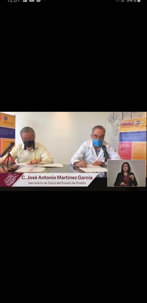 Video desde Puebla: La entidad sumó el jueves 23 fallecidos y 184 casos más de Covid19, confirmó la secretaría de Salud