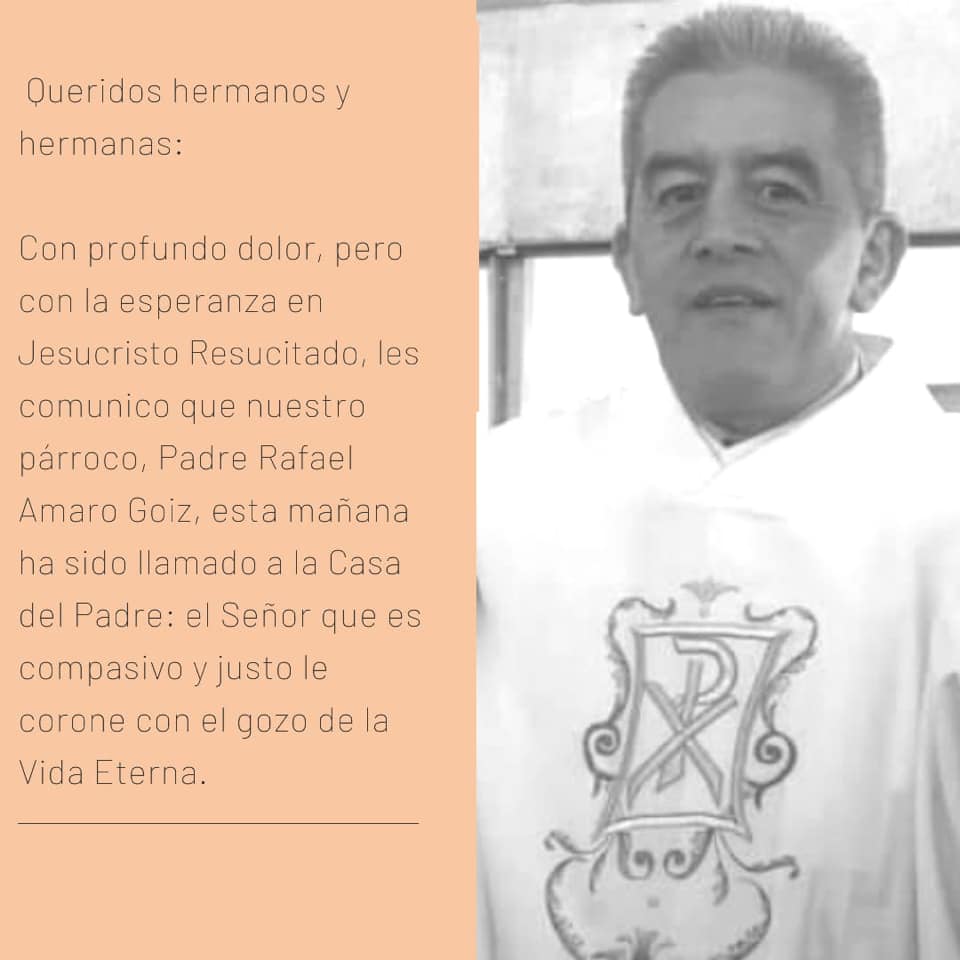 Fallece víctima de Coronavirus otro sacerdote en Puebla