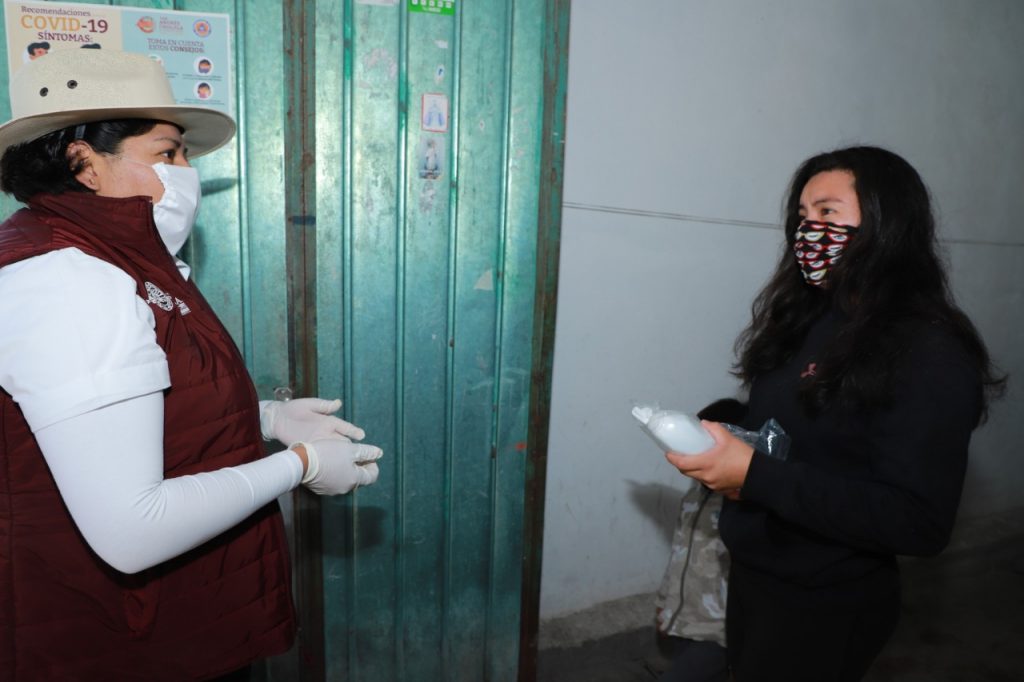Ayuntamiento de San Andrés Cholula ha apoyado a 18 mil 500 familias con alimentos sanos y frescos durante la pandemia: Karina Pérez