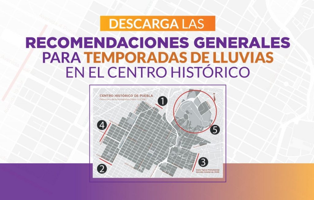 Gerencia del Centro Histórico asesora a dueños de inmuebles para evitar riesgos por lluvias