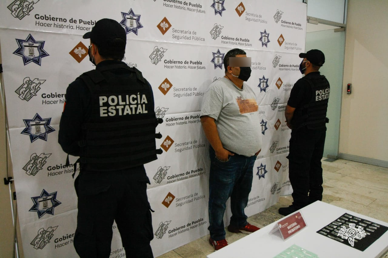 Video desde Puebla: Captura Policía Estatal a líder de “Los Ferrer”, banda de asaltantes en carreteras de la Sierra Norte
