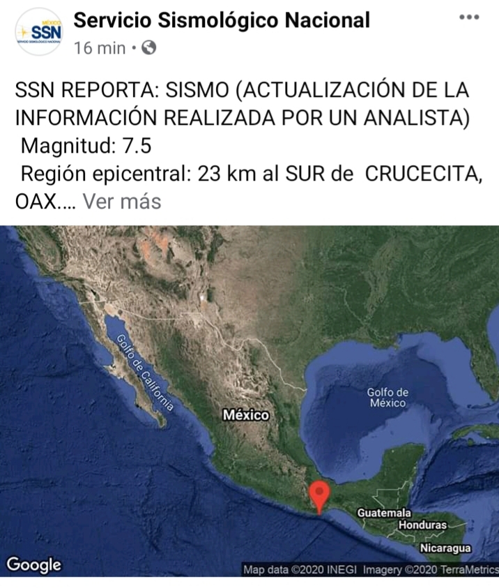 Fotonota: Fuerte temblor en Puebla y Tlaxcala, pero no se reportan daños