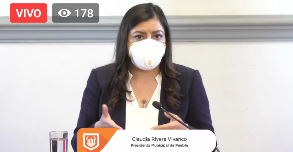 Video desde Puebla: Todavía sin fecha para reabrir las calles del Centro Histórico, señaló Claudia Rivera