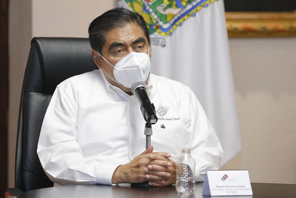Mantiene Puebla nivel de respuestas capaz para atender casos de COVID-19: Miguel Barbosa Huerta.