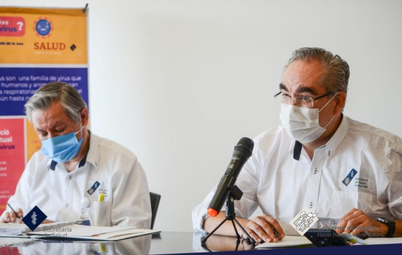 Contagios acumulados de covid-19 en Puebla ascendieron a los cinco mil 992: Secretaría de Salud.