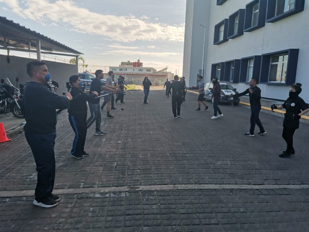 Constante capacitacion táctica, operativa y de 1er respondiente derivará en un mejor desempeño policial en San Andrés Cholula: SSPTM