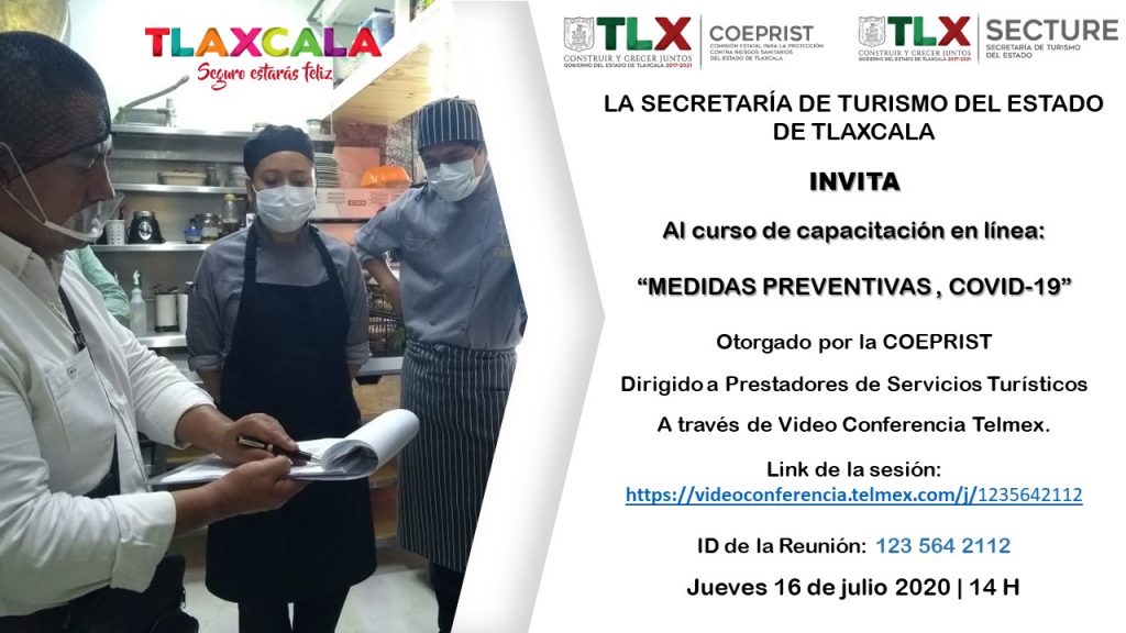 Mantiene SECTURE y COEPRIST programa de capacitación en línea al sector Turístico