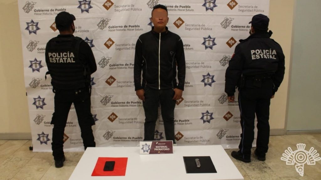 Detiene Policía Estatal a presunto asaltante a transeúnte