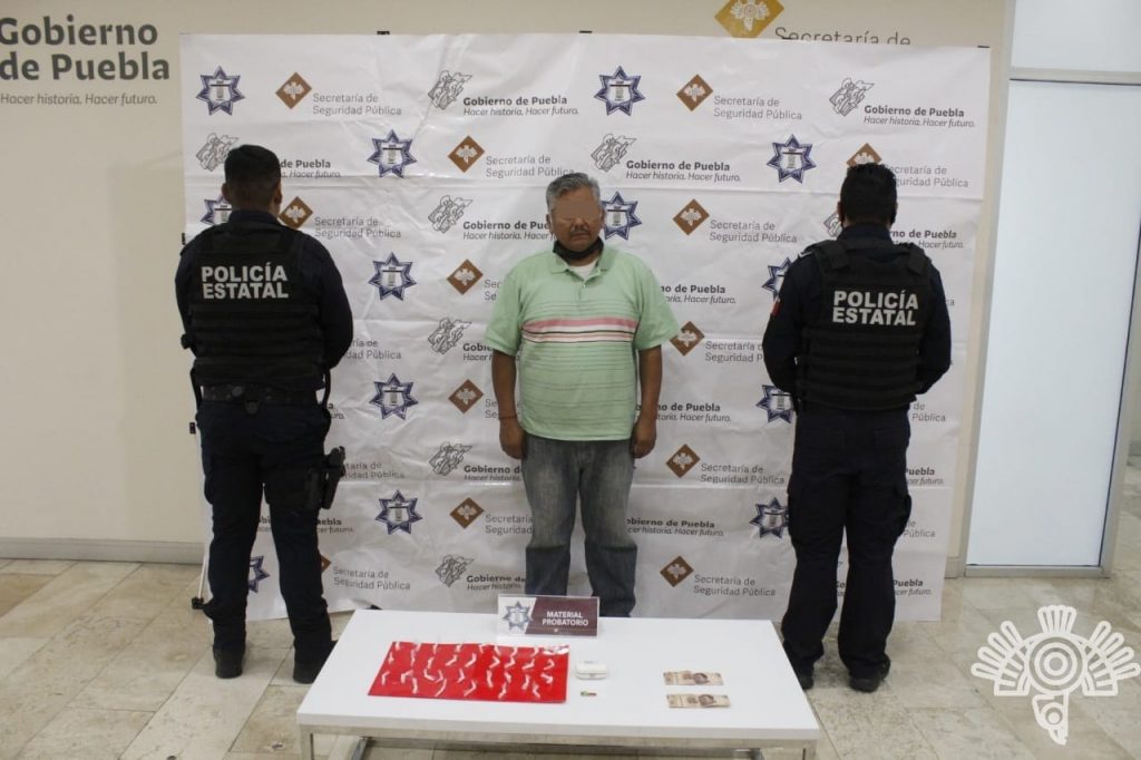 Detiene Policía Estatal a líder de “Los Merino” que opera en Xonacatepec.