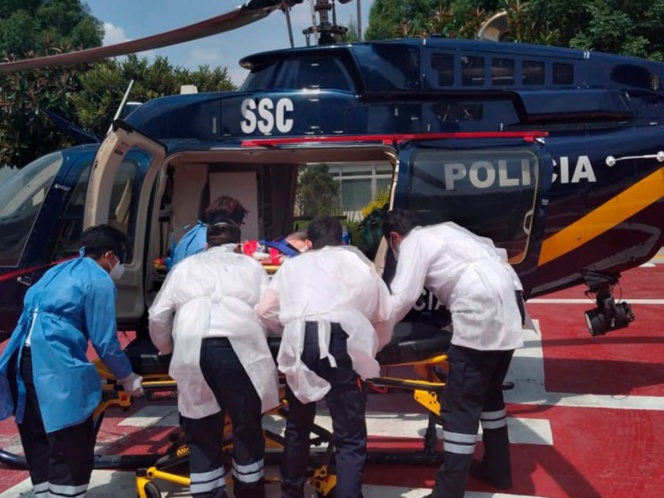 Balean a niño de cinco años, helicóptero lo traslada a hospital
