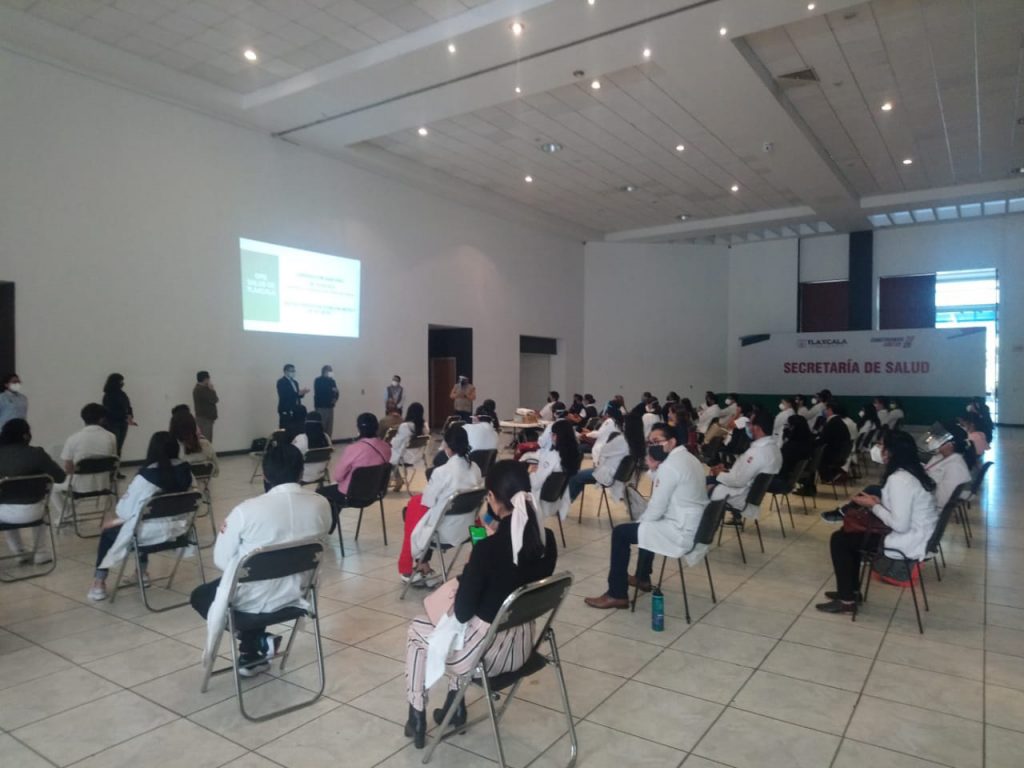 Capacita SESA a becarios sobre códigos de bioseguridad de Covid-19.