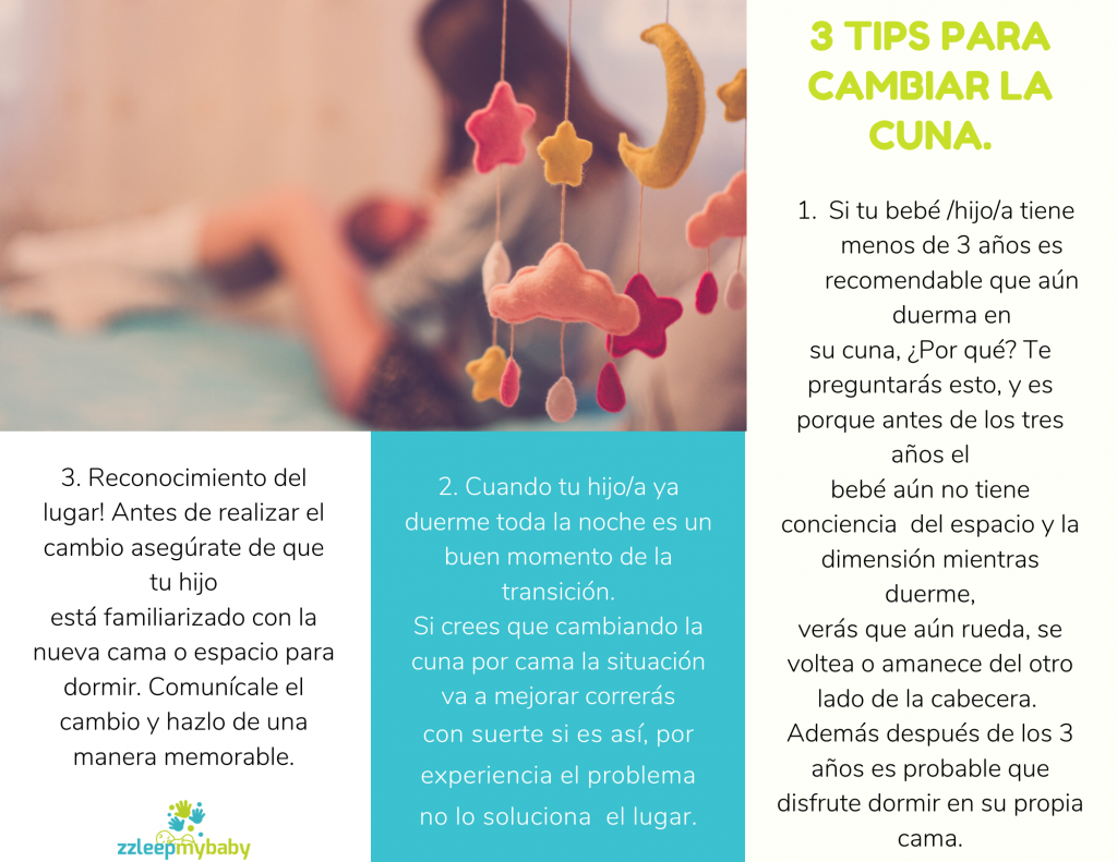 3 tips para cambiar a tu bebé de la  cuna a una camita