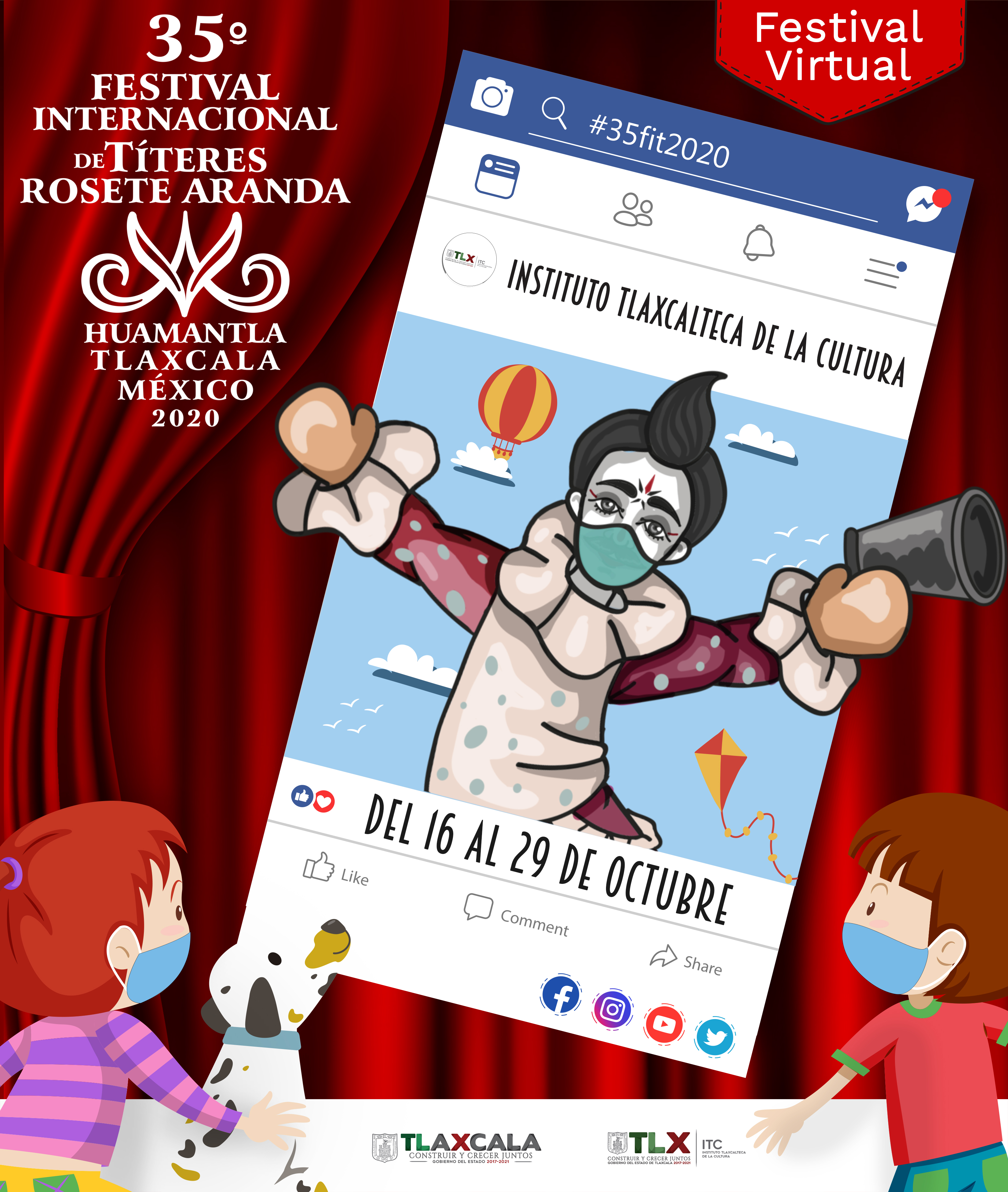 Realizará ITC Festival Virtual de Títeres “Rosete Aranda”