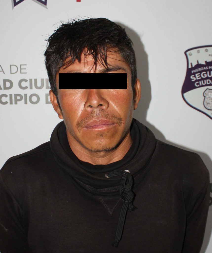 Aseguró Policía Municipal de Puebla más de 30 dosis de posible droga; un detenido