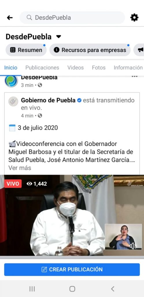 No nos acostumbremos a vivir con el riesgo del Coronavirus: Miguel Barbosa