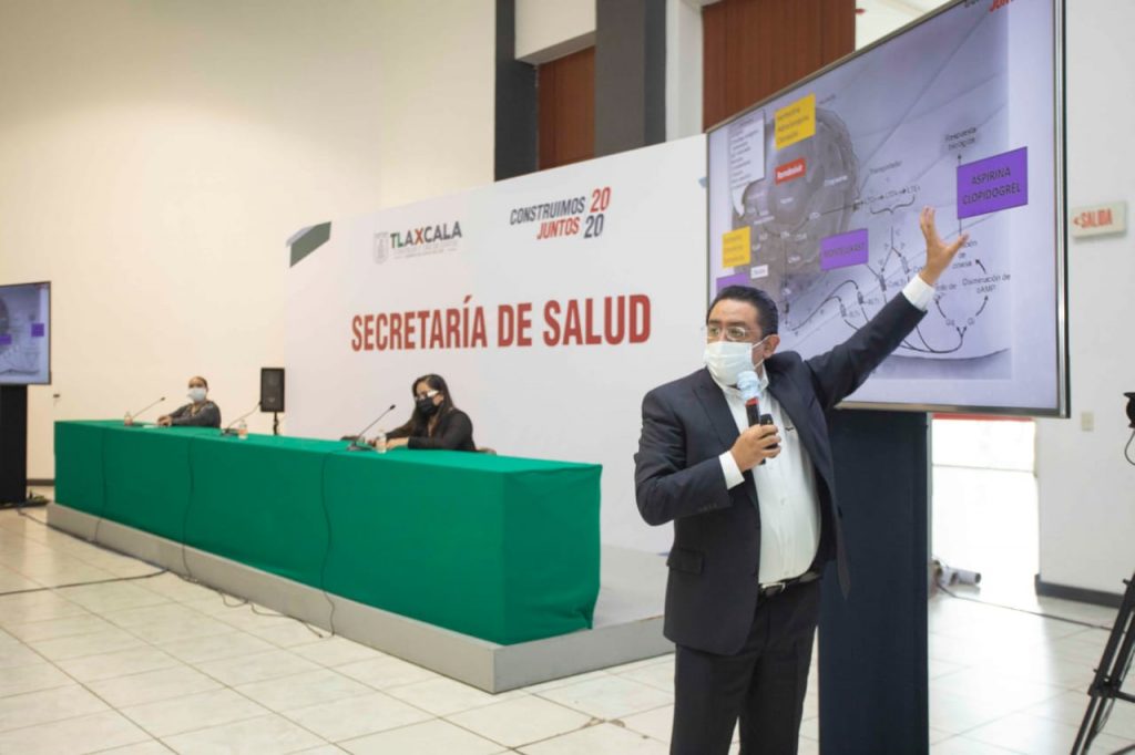 Desde Tlaxcala: Pese a morbilidades, el 80% de pacientes Covid19 se recupera con el tratamiento en los hospitales del estado, aseguró René Lima Morales