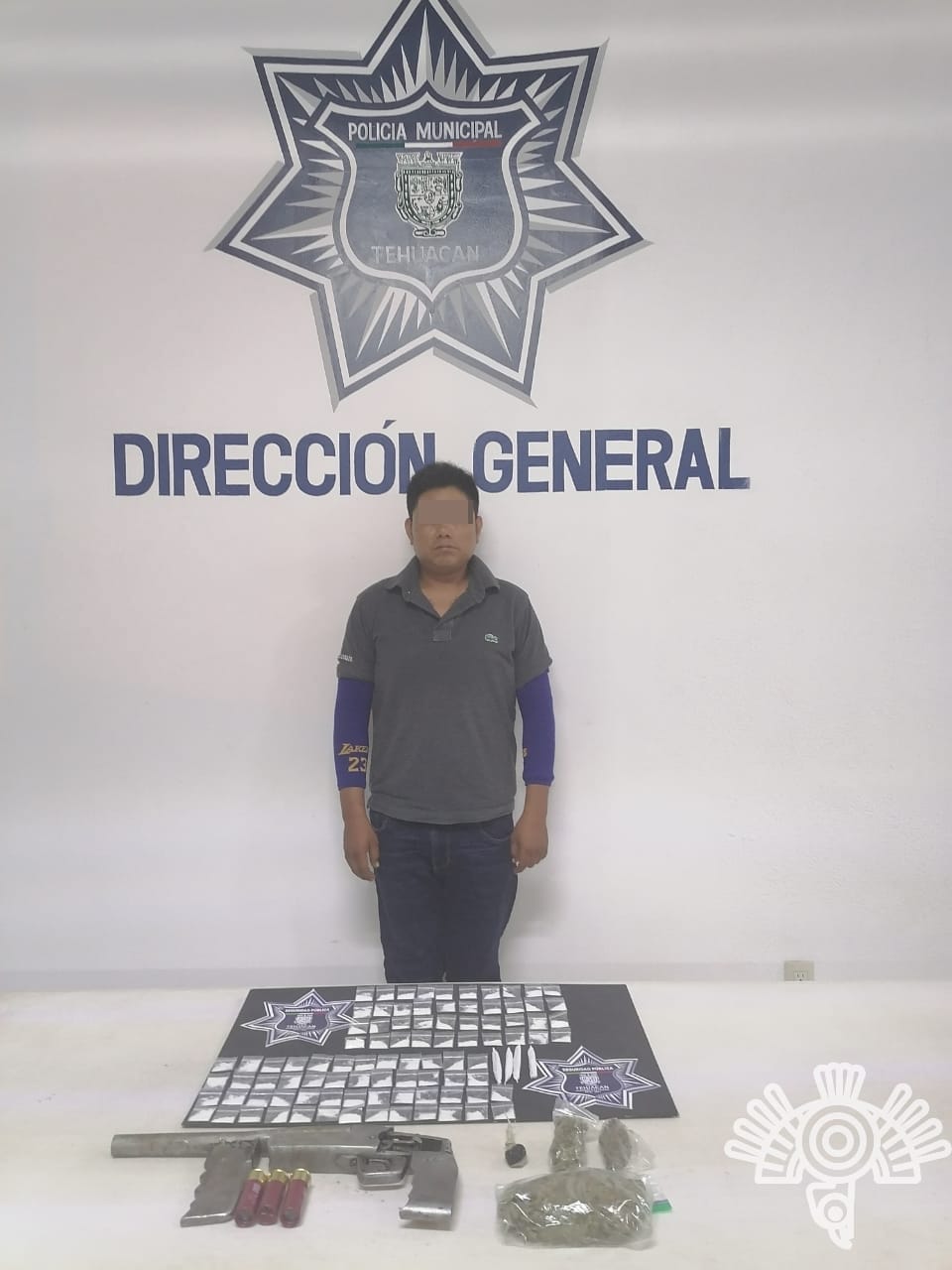 Policías estatal y municipal detienen en Tehuacán a narcomenudista de El Japo
