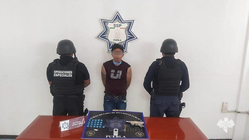 Ratero y narcomenudista de la banda de El Pelón, capturado por la policía estatal