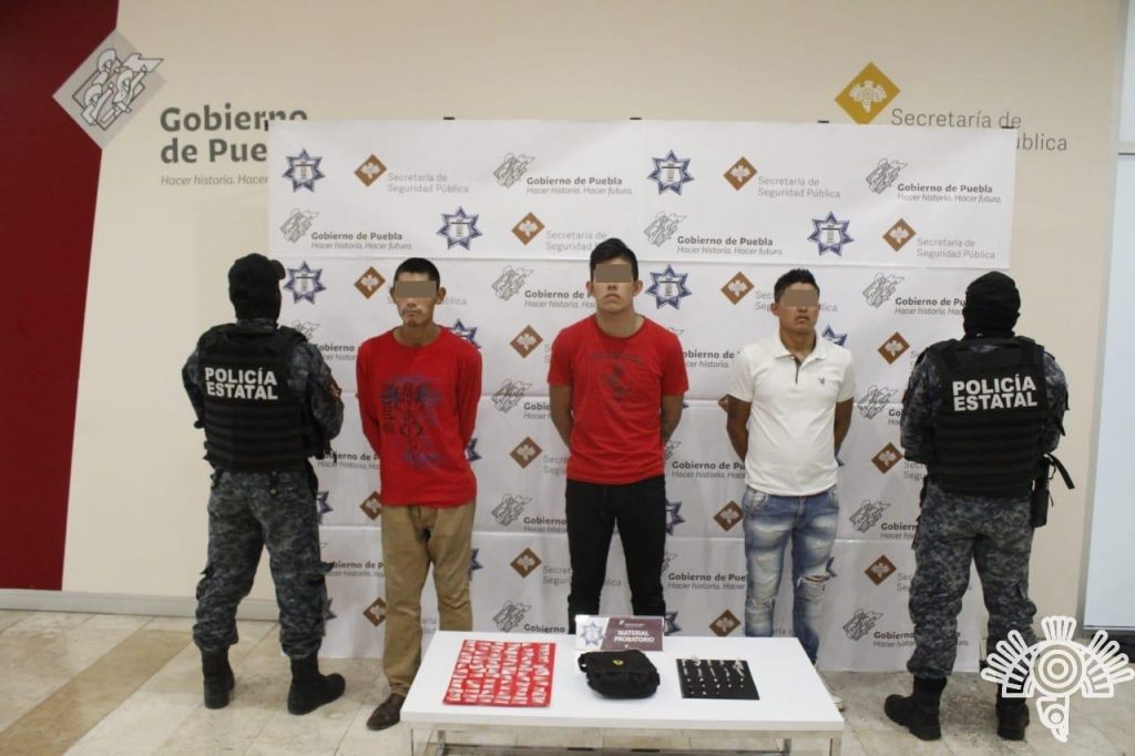 Tres distribuidores de la banda El Croquis, atrapados por la policía estatal