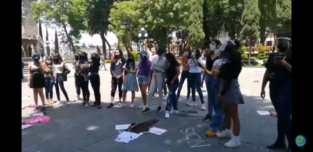 Video desde Puebla: ONG exige justicia para Angie Michelle y exige detener la violencia contra las muertes