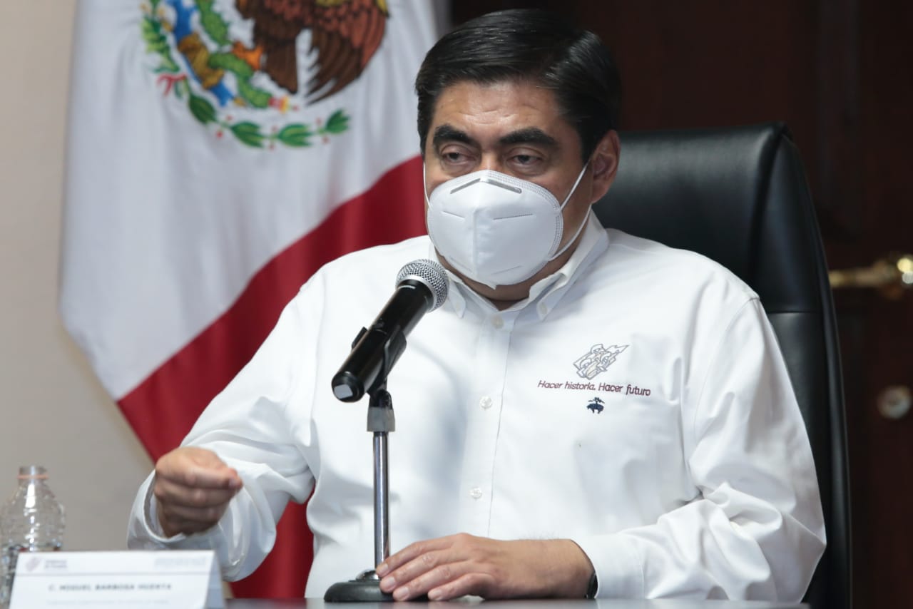 Video desde Puebla: Gobernador Barbosa destaca que en Puebla comienza a ser controlada la pandemia