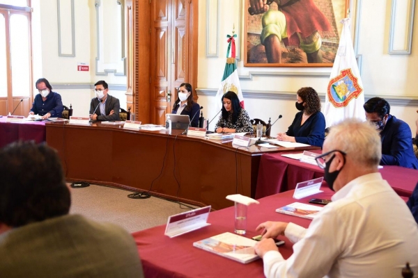 Ayuntamiento de Puebla presenta a los empresarios opciones para reactivar y detonar la economía