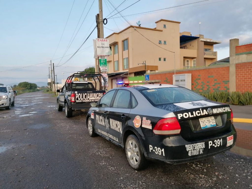 Policía de San Andrés Cholula atendió 5 casos de violencia intrafamiliar y realizó diversos operativos el fin de semana