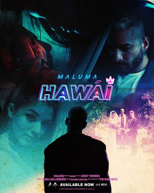 Maluma estrenó hoy miércoles 29 de julio “Hawái”, su nuevo sencillo junto con su videoclip oficial