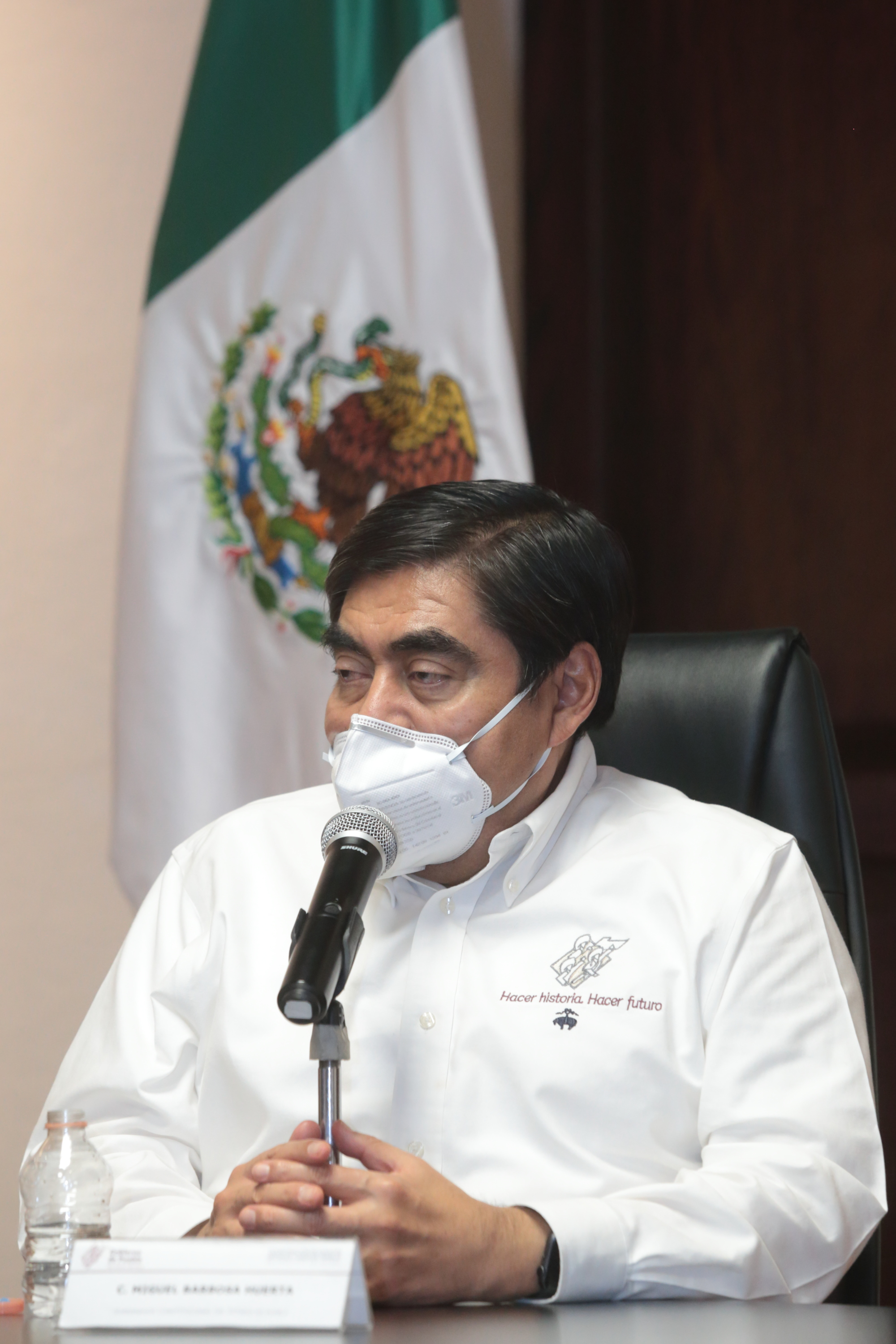 En Puebla no habrá medidas restrictivas que atenten contra los derechos humanos”: Miguel Barbosa Huerta.