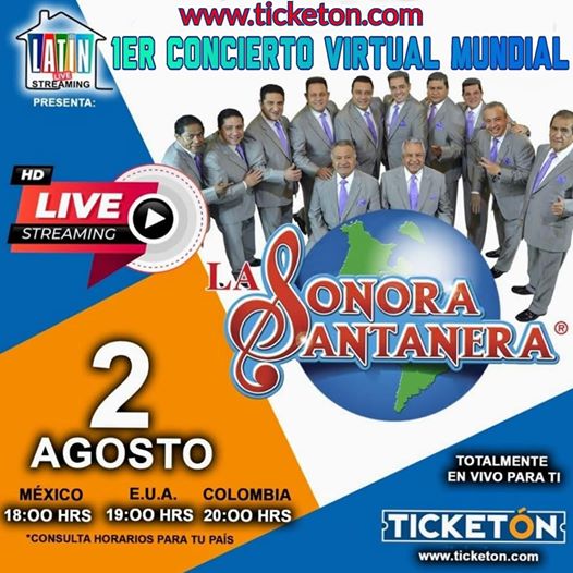 La Sonora Santanera ofrecerá por primera vez en su historia un concierto en modalidad live streaming