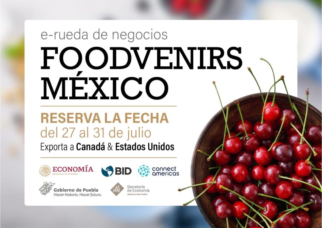 Participan 22 empresas poblanas en la e-Rueda de Negocios Foodvenirs México
