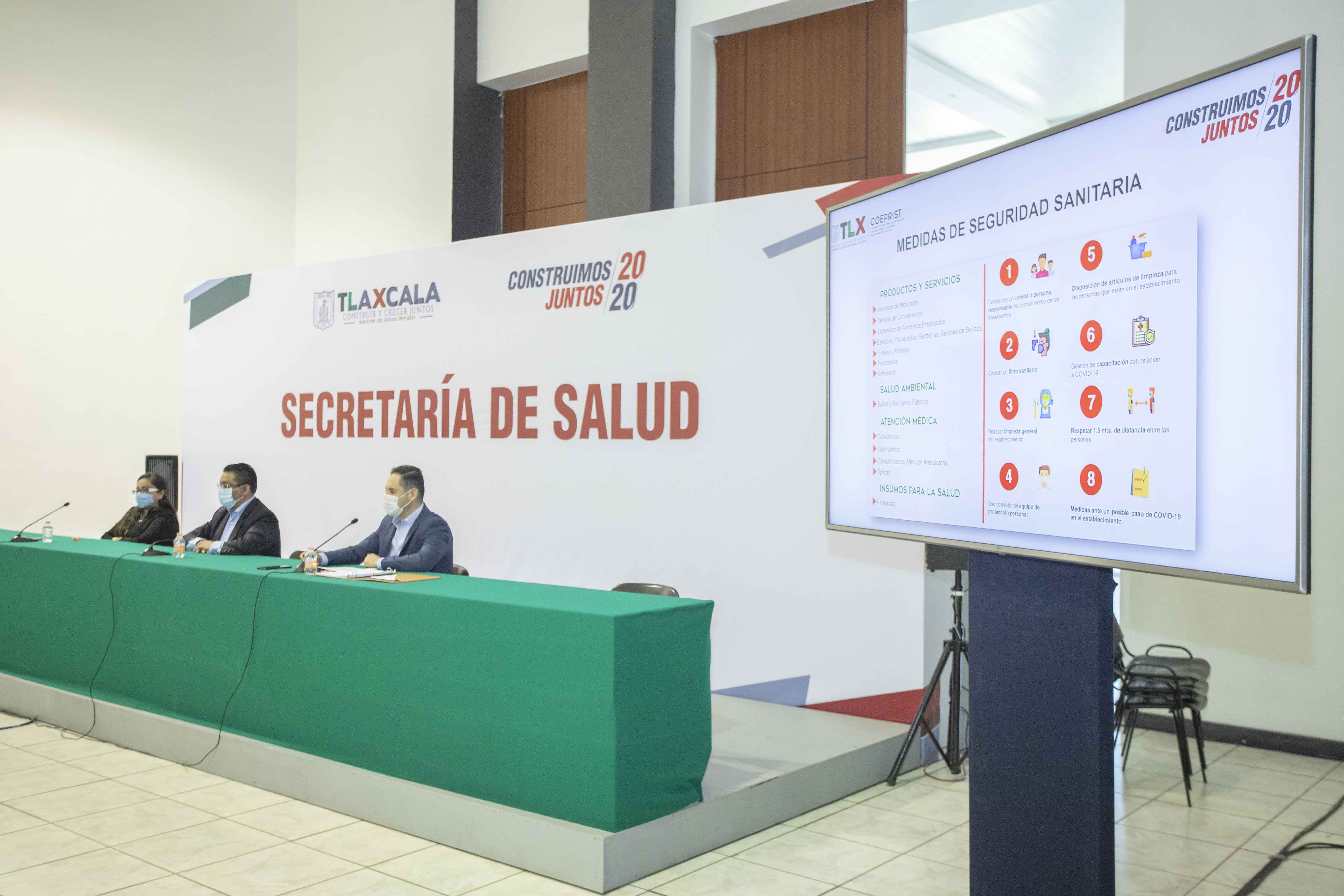 Desde Tlaxcala: Supervisan SESA y COEPRIST cumplimiento de medidas preventivas por Covid-19 en comercios.