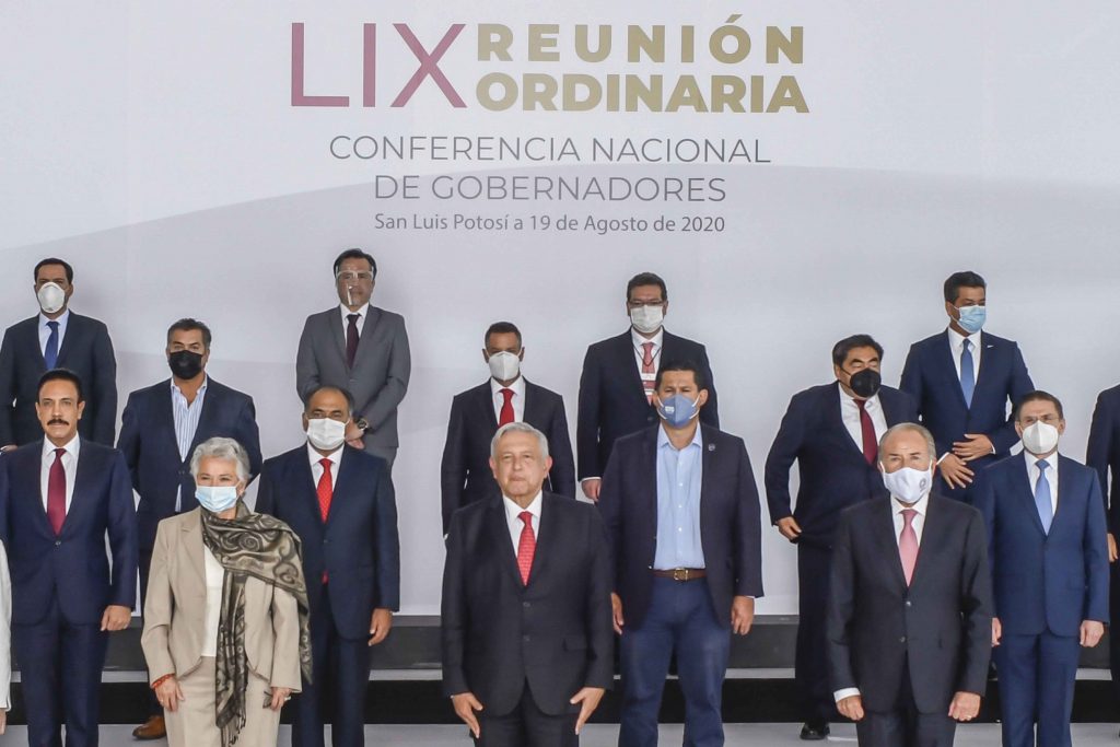 Marco Mena participa en reunión de CONAGO con el presidente AMLO