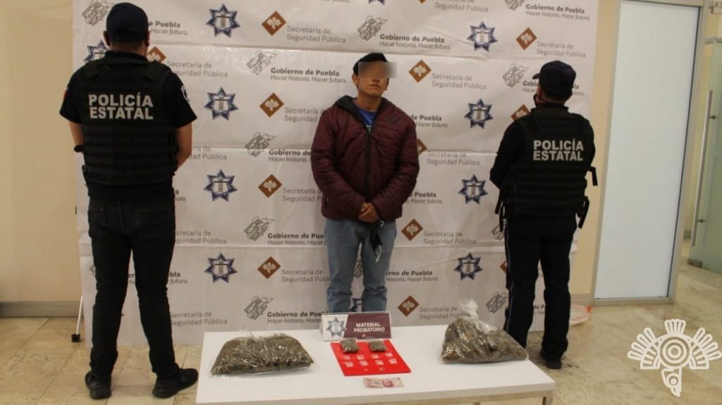 Policía Estatal detiene a narcovendedor en la zona de Ciudad Judicial