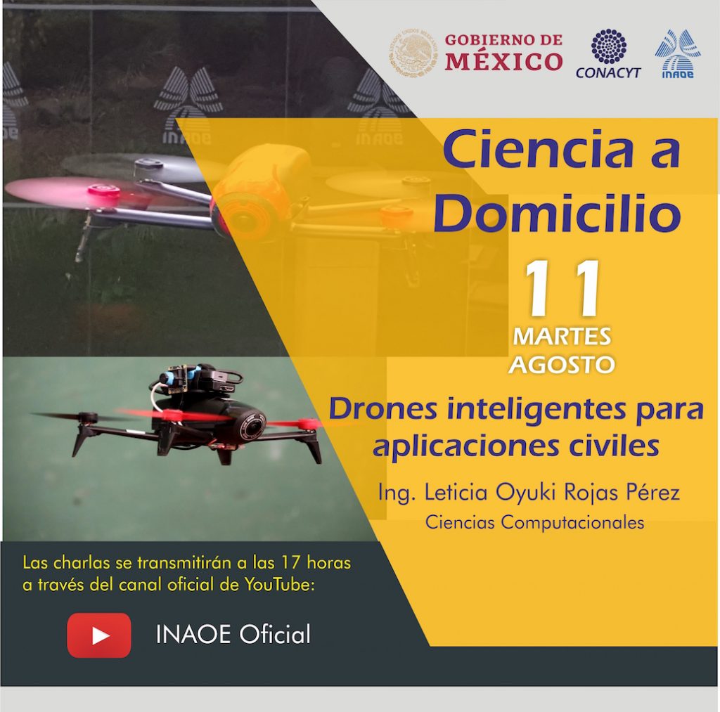 El INAOE ofrece el ciclo de conferencias virtuales “Ciencia a domicilio”