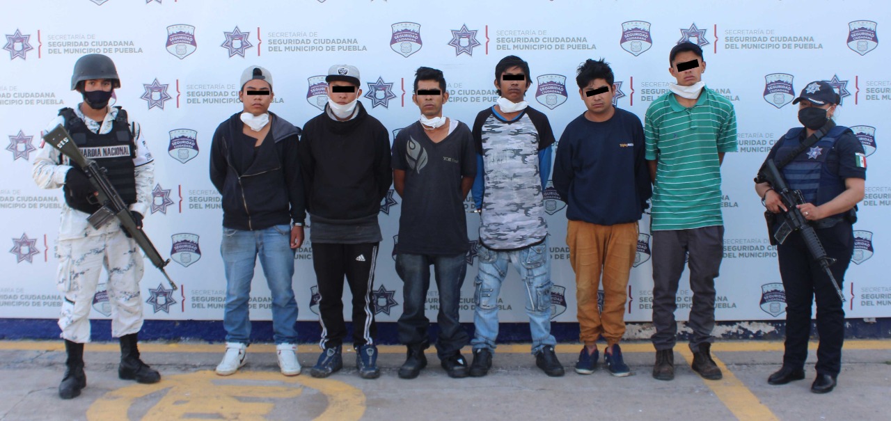 Recuperaron Guardia Nacional y Policía Municipal de Puebla alrededor de 15 toneladas de abarrotes presuntamente robados